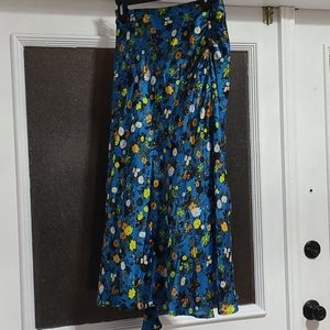 Zara floral slip skirt